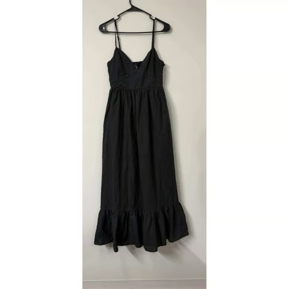 Black Spaghetti Strap Maxi Dress - Classic Summer Style